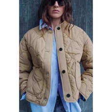 ZARA 여성점퍼 루즈 깔깔이 라이트 코튼 경량 자켓