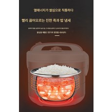 차량용 전기밥솥 대형화물차 전용 24V 12볼트 브릿지 차량 반걸이 찜볶음 다용도 찜밥솥, 색깔11, 하나