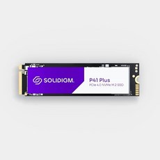 솔리다임 내장 SSD P41 Plus 읽기 4 125MB/(최대) M.2 2280 PCIe 4.0 인터페이스 지원 2TB/(SSDPFKNU020, 1TB, 상세페이지 참조