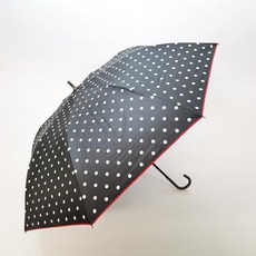 HYGGE 휘게 27359BK [CC 땡땡이 프린트 숏와이드 블랙] 고기능 자외선차단 차열차광 우산양산 겸용