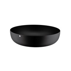 Alessi Textures Colours 원형 바구니 Ø 24 블랙, 블랙_Ø 29