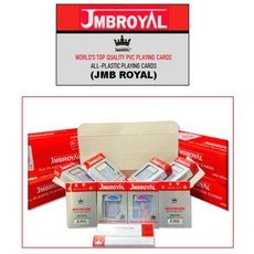 JMBROYAL 플라스틱 플레잉카드 브릿지 사이즈 12p, 제비무늬, 별무늬