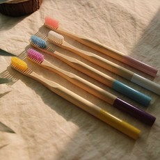 NPE 프리미엄 대나무 칫솔 5color/제로웨이스트 나무, 스카이, 1개