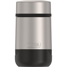 Guardian Collection by THERMOS 스테인리스 스틸 음식 용기 510g 매트 스틸/에스프레소 블랙, 1개