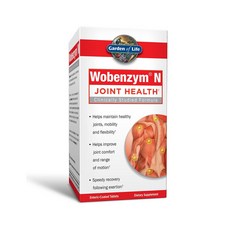 Garden of Life 가든오브라이프 Wobenzym N Joint Health 관절 건강 200정