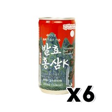 네이처셀 발효홍삼K 건강음료 180ml x 6개