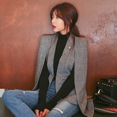 여성의류 케이프 여성 정장자켓 아우터 2color