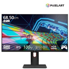 픽셀아트 PIXELART PAQ2710F 멀티스탠드 100Hz QHD IPS 27형 모니터 무결점, 1