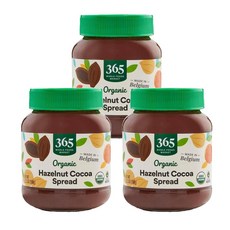 365 Whole Foods Market Hazelnut Cocoa Spread 홀푸드마켓 헤이즐넛 코코아 스프레드, 349g, 3개