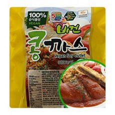 콩과 현미로 만든 콩고기 비건콩까스 1.6kg(80gX20p), 본상품, 80g, 20개