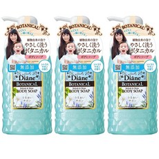 Moist Diane Botanical Refresh Body Soap 모이스트 다이안 보태니컬 리후레쉬 바디 솝 워시 시트러스 사봉 500ml 3팩