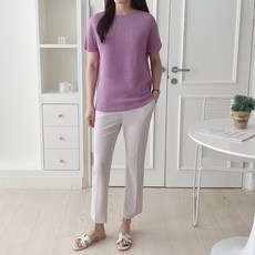 홀가먼트반팔니트