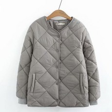 아이엠몽 여성용 깔깔이 캐주얼 숏 경량 트로스 패딩 BO278SE