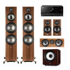 야마하 RX-A8A + 폴크오디오 Reserve R700 5.1채널스피커(R100R300A100P), 블랙, 우드