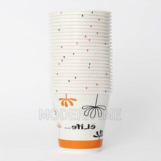 두꺼운종이컵 커피컵 서연 종이컵, 1개, 25개입