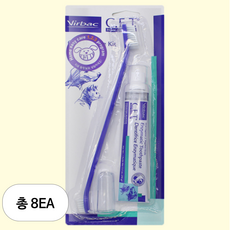 버박 반려동물용 CET 치약 칫솔 세트, 70g, 8세트