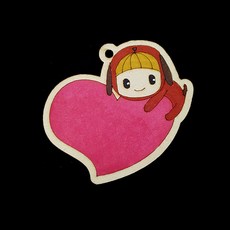 팬시우드 107. 강아지아이네임텍 6.3x6cm