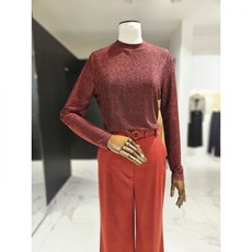 [모조에스핀] 베이직핏 미들넥 블라우스 (844723 )