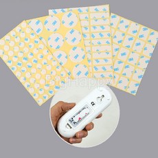 BIGHAPPY 사각 원형 조각 양면테이프, 원형 10mm, 1개