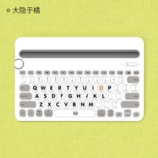 SKINAT 나기 K480 보호필름 LOGITECH 먼지 방지 시트지, 1, 대은 여 귤