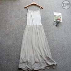 롱레이스속치마