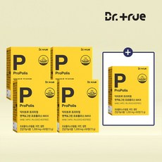 닥터트루 프리미엄 브라질 면역 그린 프로폴리스 MAX 향산화 면역 영양제 아연 셀렌, 60정, 5개