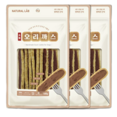 네츄럴랩 강아지 애견 간식, 오리, 100g, 30개