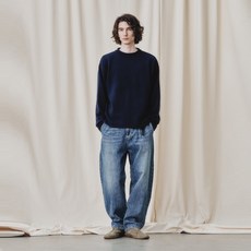 아트 이프 액츠 Ribbed Pullover Knit Dark Navy