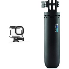 고프로 케이스(HERO9 10 11 Black) - 공식 GoPro 액세서리 히어로8 9 방수, 미니 연장 폴과 번들