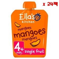Ella's 엘라스 망고 망고 망고 70g 24팩, 24개