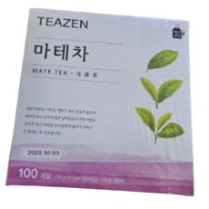 티젠 마테차 100티백 110g (1.1g), 1.1g, 100개입, 1박스