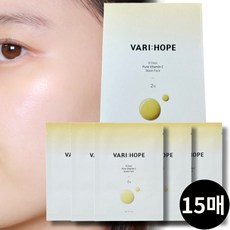 VARIHOPE 프리미엄 비타민C 기미 미백 마스크팩 8일완성 화이트닝, 5매, 3박스