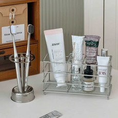 칫솔 꽂이 스프링 치약통 소품 장식 다용도 인테리어, 상세페이지 참고, 대형-나선형칫솔홀더