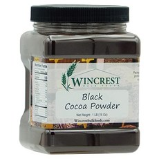 WinCrest Bulk Foods Black Cocoa Powder 윈크레스트벌크푸드 블랙 코코아 파우더 가루 16oz(453g), 단일상품