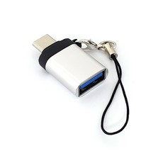 넥스트 USB 3.1 타입C 변환 젠더 NEXT-1512TC, Silver (1년 무상 AS), 1개, 31.2mm