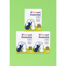 Curepet 큐어펫 에센셜 강아지 고양이 심장 혈관 심혈관 장건강 면역 산화질소 영양제, 뼈/관절강화, 3개