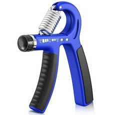 FitBeast Grip Strengthener 팔뚝 강화기 근력 훈련 및 을 위한 조절 가능한 핸드 그립 4.5-59.9kg(10-132파운드) 저항 운동 선수 및 물리, 다크 블루