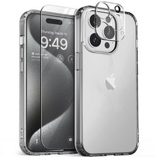 베루스 크리스탈믹스 투명 휴대폰 케이스 강화유리 액정보호필름 1매 + 카메라보호필름