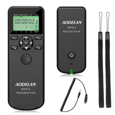카메라릴리즈 AODELAN 무선 카메라 타이머 원격 제어 셔터 릴리즈 후지필름 X-T200 X-S10 X-E4 X-T100 GFX 50S II X-T30 XT4 용, 1개, 2.With F8 Cable