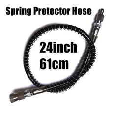 HPA 충전 호스 원격 채찍 긴 마이크로라인 파이프 연장 암 및 수 끝 8mm 퀵 분리기, Spring Cover 24inch, 2. Spring Cover 24inch, 1개