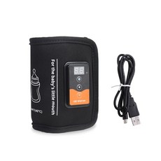 휴대용 보틀 워머 이동식 Usb 병 가열 커버 히터 수유 181886, 1개