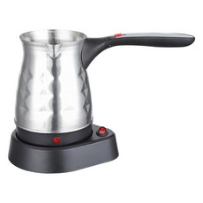 바 카페용 500ml 전기 터키식 커피 포트 스테인레스 스틸 커피 주전자, 스타일 B, 24.1cmx17.6cm