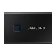 [미국] 564364 SAMSUNG T7 Touch Portable SSD 2TB - Up to 1050MB/s - USB 3.2 External Solid State Drive, Black