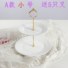 도자기 삼층 과일접시 바구니 거실 아이디어오후 차 디저트 데스크 케이크 받침대 가정용-45252, 옵션12, 단일옵션