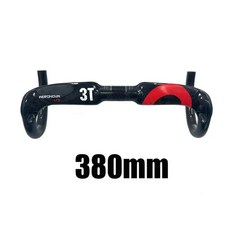 매트 로드 핸들바 핸들바 440MM 3T 카본 8X400 31 글로스 420 브랜드 블랙 섬유 탄소, 01 01 CHINA, Red-gloss-380mm