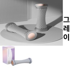 길벗 발 마사지 롤러 풋롤러 발바닥 지압기 그레이 2개 상품 이미지