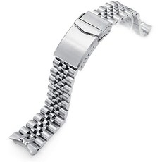 MiLTAT 세이코 SKX013 슈퍼 J 고체 316 L 스테인레스 스틸 나사 링크에 대한 MiLTAT의 20mm 시계 밴드