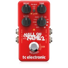 tc electronic TonePrint MASH HALL OF FAME 2 REVERB red 디지털 리버브 페달 대응 수상 경력이 있는, 1개