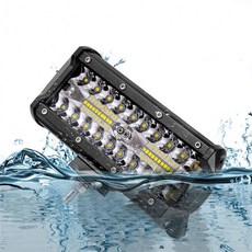 120와트 듀얼 LED써치바 SQ120W 작업 안개등 라이트, 1개, 상세페이지 참조