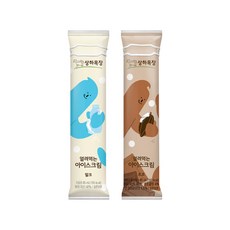 [똑똑]상하목장 얼려먹는 아이스크림 85ml (총12개) 1세트 (초코6개+밀크6개)